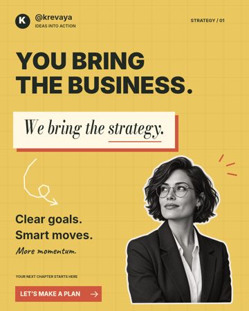We Have a Marketing Strategy — Canvas template cover
